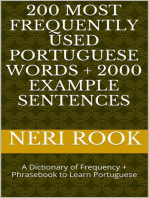 200 Most Frequently Used Portuguese Words + 2000 Example Sentences