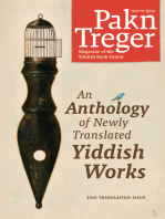 2016 Pakn Treger Translation Issue: An Anthology of Newly Translated Yiddish Works