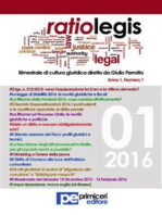 Ratio Legis (Numero 1, Anno 2016)