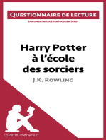 Harry Potter à l'école des sorciers de J. K. Rowling: Questionnaire de lecture