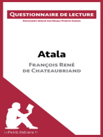 Atala de François René de Chateaubriand: Questionnaire de lecture