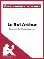Le Roi Arthur de Michaël Morpurgo: Questionnaire de lecture