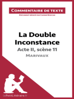 La Double Inconstance de Marivaux - Acte II, scène 11: Commentaire de texte