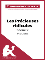 Les Précieuses ridicules de Molière - Scène 9: Commentaire de texte