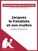 Jacques le Fataliste et son maître de Denis Diderot: Questionnaire de lecture