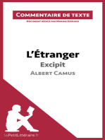 L'Étranger de Camus - Excipit: Commentaire de texte