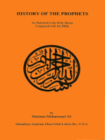 History of the Prophets: As Narrated in the Holy Qur'an Compared With the Bible