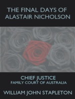 The Final Days of Alastair Nicholson: Chief Justice Family Court of Australia