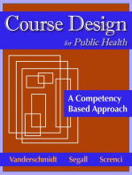 Course Design for Public Health: A Competency Based Approach