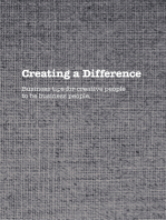 Creating a Difference: Business tips for creative people to be business people