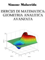 Esercizi di matematica: geometria analitica avanzata
