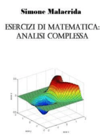 Esercizi di matematica: analisi complessa