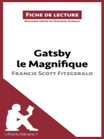 Gatsby le Magnifique de Francis Scott Fitzgerald (Fiche de lecture): Analyse complète et résumé détaillé de l'oeuvre
