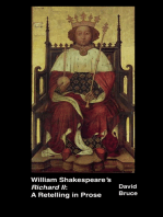 William Shakespeare’s "Richard II": A Retelling in Prose