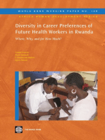 Diversity in Career Preferences of Future Health Workers in Rwanda