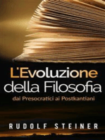 L'Evoluzione della Filosofia dai presocratici ai postkantiani