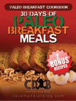 Paleo Breakfast Cookbook: 30 Days of Paleo Breakfast Meals