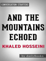 And the Mountains Echoed by Khaled Hosseini | Conversation Starters