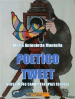 Poetico tweet: Versi in 140 caratteri spazi esclusi