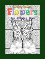 Flowers: Zen Coloring Book