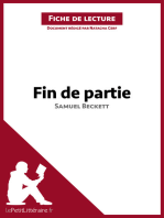 Fin de partie de Samuel Beckett (Fiche de lecture): Résumé complet et analyse détaillée de l'oeuvre