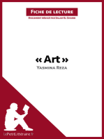 Art de Yasmina Reza (Fiche de lecture)