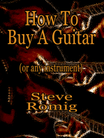 How To Buy A Guitar (or any instrument)