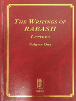 The Writings of RABASH - Letters: Volume 1