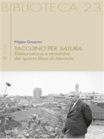 Taccuino per satura: Elaborazione e tematiche del quarto libro di Montale