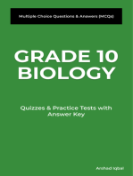 Grade 10 Biology Multiple Choice Questions and Answers (MCQs)