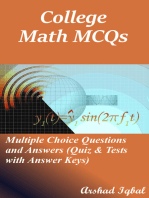 College Math Multiple Choice Questions and Answers (MCQs): Quizzes & Practice Tests with Answer Key (Math Quick Study Guides & Terminology Notes to Review)