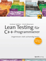 Lean Testing für C++-Programmierer: Angemessen statt aufwendig testen