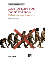 Los primeros homininos. Paleontología humana