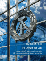 Die Grenzen der DDR: Ausgewählte Probleme und Dokumente