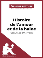 Histoire de l'amour et de la haine de Charles Dantzig (Fiche de lecture)
