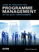 Code of Practice for Programme Management: In the Built Environment