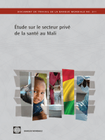 Étude sur le secteur privé de la santé au Mali