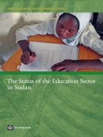 The Status of the Education Sector in Sudan