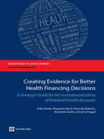 Creating Evidence for Better Health Financing Decisions