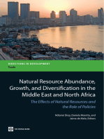 Natural Resource Abundance, Growth, and Diversification in the Middle East and North Africa: The Effects of Natural Resources and the Role of Policies