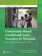 Community-Based Conditional Cash Transfers in Tanzania