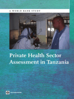 Private Health Sector Assessment in Tanzania