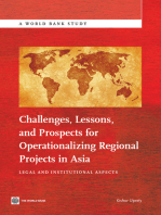 Challenges, Lessons, and Prospects for Operationalizing Regional Projects in Asia