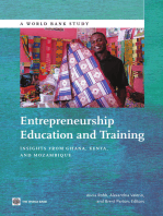 Entrepreneurship Education and Training: Insights from Ghana, Kenya, and Mozambique