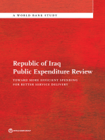 Republic of Iraq Public Expenditure Review