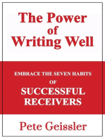 Embrace the Seven Habits of Successful Recievers: The Power of Writing Well