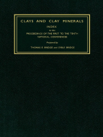 Clays and Clay Minerals: Index to Volumes 1–10