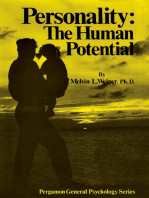 Personality: The Human Potential: Pergamon General Psychology Series