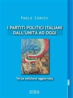 I partiti politici italiani dall'Unità ad oggi