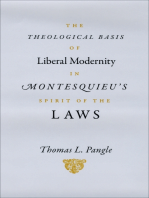 The Theological Basis of Liberal Modernity in Montesquieu's "Spirit of the Laws"